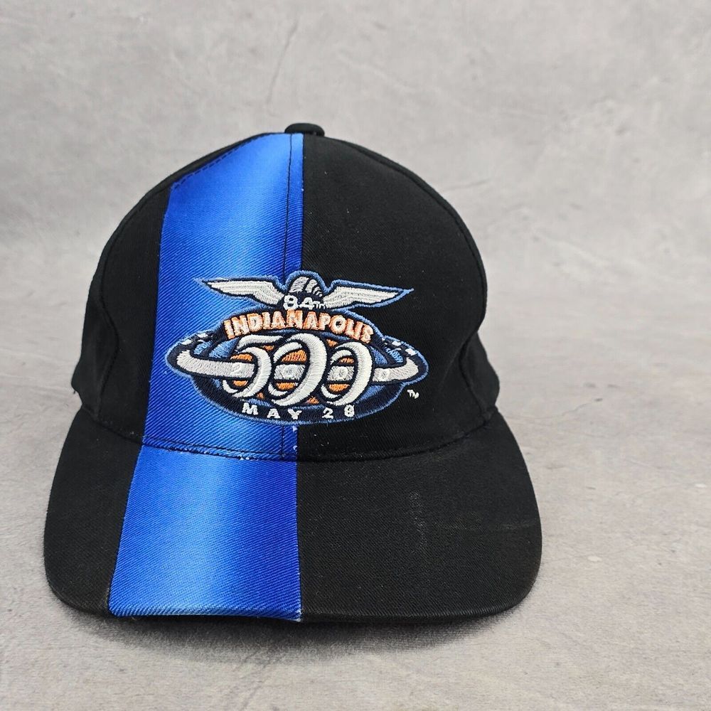 Vintage Es Sport 2000 Indianapolis 500‎ Indy Hat Strapback Black One Size Cap